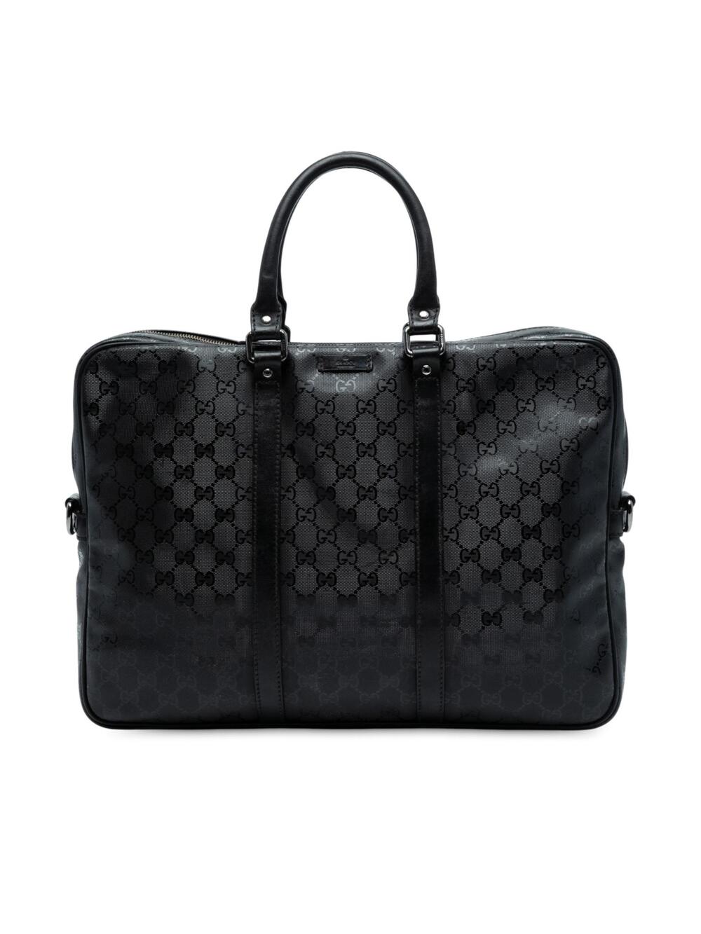 Gucci Gg Imprime Business Bag Pre-Loved #362303G50B